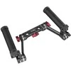 Kameros priedai - SmallRig 2002 rozetės rankenos rinkinys 15mm strypų sistema juoda