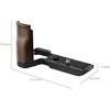 SmallRig 4864 L-Shape Mount Plate with Wooden Handle for Sony ZV-E10 II