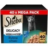 Katės maistas - SHEBA delikatesas žuvies skonių želėje (Sheba, 40x85g, begrūdis)