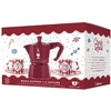 Kavos Aparatas - BIALETTI Moka Express 3 Puodelių Rinkinys Su 2 Candyland Puodeliais, 130 ml, Raudonas
