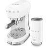 Kavos aparatas - Smeg ECF12WHEU + MFF02 Baltas