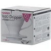 HARIO V60-01 Baltas Ceramic Lašėjimo