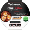 Keptuvė - Techwood TP-28PO 28 cm 4,5 mm Akmens Efekto Danga 6 cm Aukštis