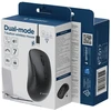 Gembird MUSW2-7B-01 Dual-mode belaidė pelė (2.4G + BT), 1600 DPI, 7-button, juodas
