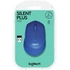 Belaidė pelė Logitech M330 Silent Plus, Mėlyna