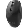 Gembird MUSW2-6B-01 Dual-mode belaidė pelė (2.4G + BT), 1600 DPI, 6-button, juodas