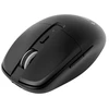 Gembird MUSW2-6B-01 Dual-mode belaidė pelė (2.4G + BT), 1600 DPI, 6-button, juodas