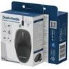 Gembird MUSW2-6B-01 Dual-mode belaidė pelė (2.4G + BT), 1600 DPI, 6-button, juodas