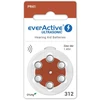 Baterija - everActive 312 Klausos Aparato Baterijos, 6 vnt.