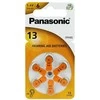Klausos aparato baterijos Panasonic PR13 (PR48), cinko-oro, 1,45 V, 6 vnt.