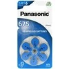Klausos Aparato Baterija - Panasonic 675 PR44 Cinko-Oro 1.45V 60 vnt.