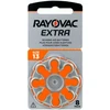 Klausos aparato baterijos – Rayovac Extra Advanced 13, 1.45 V, 80 vnt.