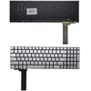 Klaviatūra ASUS N550J, US (sidabrinė)