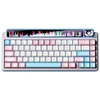 Klaviatūra Aula Mėlyna Leobog gasket AMG65 Mėlyna LightFeather switch RGB