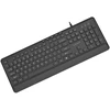 Gembird KB-MCH-05 Slim su laidu multimedia klaviatūra, juodas, US išdėstymas
