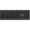 Gembird KB-MCH-06-CYRL Slim su laidu multimedia klaviatūra with Type-C adapter, Cyrillic išdėstymas, juodas