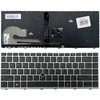 Klaviatūra HP: EliteBook 840 G5 846 G5 745 G5 (sidabrinė, su apšvietimu)
