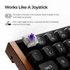 Klaviatūra - Keychron K2 HE SE Belaidė Mechaninė RGB Klaviatūra, Anglies Juoda
