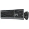 Klaviatūra Gembird KBS-WPS-02-CYRL Dual-mode slim wireless desktop set, 2.4G+BT, RU išdėstymas