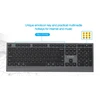Klaviatūra Gembird KBS-WPS-02-CYRL Dual-mode slim wireless desktop set, 2.4G+BT, RU išdėstymas