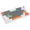 Savio ASTRAL Baltas JADE 3 COLOURS klaviatūra Gaming USB QWERTY US International