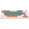 Savio ASTRAL Baltas JADE 3 COLOURS klaviatūra Gaming USB QWERTY US International