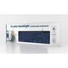 GEMBIRD 3-color backlight multimedia klaviatūra juodas US išdėstymas