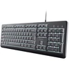 Klaviatūra - Trust Primo USB QWERTY klaviatūra su 104 klavišais reguliuojamas apšvietimas juoda