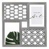 Knor Spzoo Rėmas - Knor 4x10x15 colių akrilo vitrina 28.3x28.3cm sidabrinė