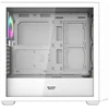 „Darkflash DS900WD ATX“ kompiuterio korpusas (Baltas) + 4 ventiliatoriai