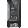 Kompiuterio korpusas - darkFlash DS950V Midi Tower ATX/ITX, 6 ventiliatoriai, IPS ekranas, juoda