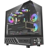 Kompiuterio korpusas - darkFlash DS950V Midi Tower ATX/ITX, 6 ventiliatoriai, IPS ekranas, juoda