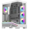 Kompiuterio Korpusas - DarkFlash K430 | ATX | 6 Ventiliatoriai | USB-C | Balta