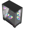 Kompiuterio Korpusas - DarkFlash K430 | ATX | 6 Ventiliatoriai | USB-C | Juodas