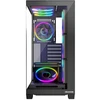 Kompiuterio Korpusas - MODECOM VOLCANO STELLAR ARGB MIDI Tower ATX USB C Juodas