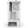 Kompiuterio Korpusas - NZXT H5 Flow Midi Tower, Grūdintas Stiklas, Palaiko EATX/ATX, Balta