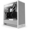 Kompiuterio Korpusas - NZXT H5 Flow Midi Tower, Grūdintas Stiklas, Palaiko EATX/ATX, Balta