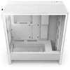Kompiuterio Korpusas - NZXT H5 Flow RGB, 3 Priekiniai Ventiliatoriai, 360 mm Radiatorius, Baltas