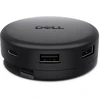 Kompiuterio Priedas - Dell Pro 7-in-1 USB-C Kelioninis Hub DA326, USB Prievadai, Ethernet, Energijos Tiekimas, Juoda