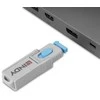 Kompiuterio priedas - LINDY DisplayPort prievado blokavimo raktų rinkinys 4 vnt. mėlynas
