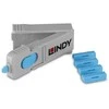 Kompiuterio priedas - LINDY DisplayPort prievado blokavimo raktų rinkinys 4 vnt. mėlynas