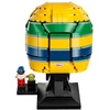 Konstravimo rinkinys - LEGO Editions 43024 Ayrton Senna Helmet, 931 detalė, ekspozicinis modelis, 190 × 130 × 130 mm, 1 minifigūrėlė