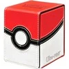 Kortelių dėžutė - Ultra PRO Poké Ball Alcove Flip Box 100 kortelių Matinė Juoda