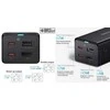 Baseus GaN5 Pro sieninis įkroviklis 2xUSB-C + USB + HDMI, 67 W (juodas)