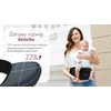 Kūdikio nešioklė - Momcozy su klubine sėdyne, 5–36 mėn., iki 20 kg, juoda