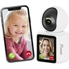 Kūdikio Vaizdo Stebėjimo Kamera - Momini CommuniCare Dvipusio Ryšio 1080p 2,8 Colio Pasukama Ir Pakreipiama Kamera Su Naktiniu Matymu