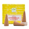 Kvepiančių Smilkalų Koniukas - Satya Citronella 12 Koniukų su Laikikliu, Šviežios Citrinos Kvapas