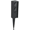 Lauko Elektros Lizdų Stovas - DPM FMG0002 2 Lizdų 3680 W IP44 Sodo Maitinimo Stovas, Juodas