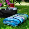 PROMIS Picnic Blanket, Žalias Stripes, 200 cm x 150 cm