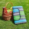 PROMIS Picnic Blanket, Žalias Stripes, 200 cm x 150 cm